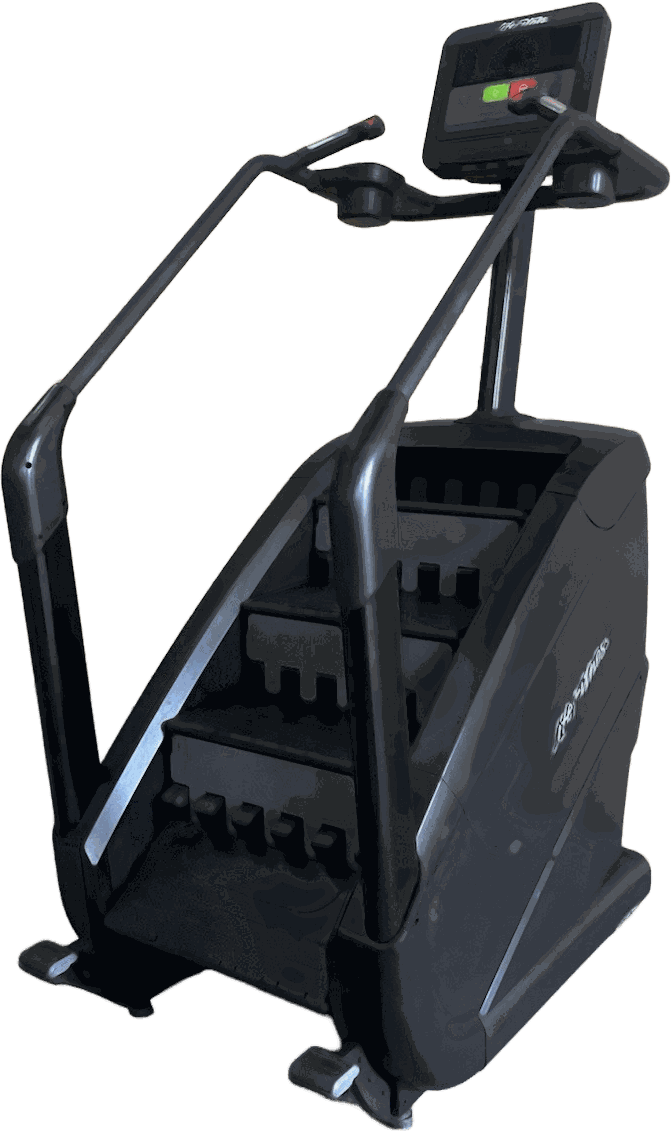 Life Fitness Integrity PowerMill climber, reconditioned — on the GED warehouse floor now